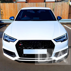 Audi A4 S4 B9 Pre Facelift Gloss Black RS4 Style RS Honeycomb Grille (2016-2019)