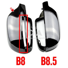 Audi A3 S3 RS3 8P A4 S4 RS4 A5 S5 RS5 B8.5 Gloss Black Wing Mirror Covers Caps