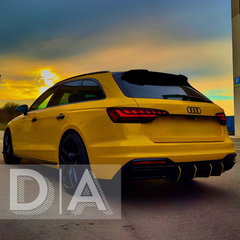 Audi A4 B9 B9.5 Avant 8W RS4 Style Gloss Black Roof Spoiler (2016-2024)