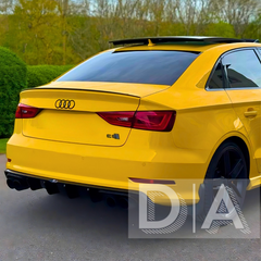 Audi A3 S3 RS3 8V Saloon Gloss Black Black Edition Style Spoiler (2012-2020)