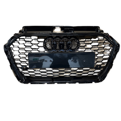 Audi A3 S3 8V Facelift Gloss Black RS3 Style RS Honeycomb Grille (2016-2020)