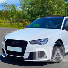 Audi A3 S3 8V Pre-Facelift Gloss Black RS3 Style RS Honeycomb Grille (2012-2016)