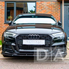 Audi A3 S3 8V Facelift Gloss Black RS3 Style RS Honeycomb Grille (2016-2020)