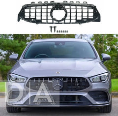 Mercedes-Benz CLA C118 Gloss Black GT Panamericana Grill (2019-2023)