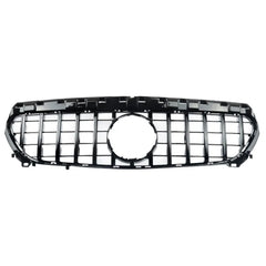 Mercedes-Benz CLA C117 GT Style Gloss Black Panamericana Grill (2013-2019)