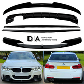BMW 3 Series F30 M Sport Gloss Black Body Kit (2012-2018)
