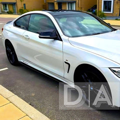 BMW 4 Series F32 F33 F36 M Performance Gloss Black Side Skirts (2014-2020)