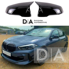 BMW 1 2 Series F40 F44 X2 Z4 Supra Gloss Black Mirror Caps