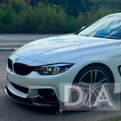 BMW 4 Series F32 F33 F36 M Sport M Performance Style Gloss Black Front Splitter Lip 2012-2020