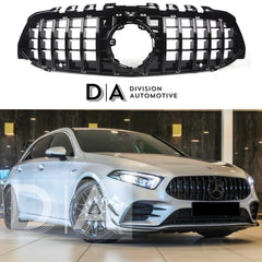 Mercedes-Benz A Class W177 Gloss Black GT Panamericana Grill (2018-2022)