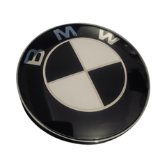 Black BMW Badge Emblem 82mm