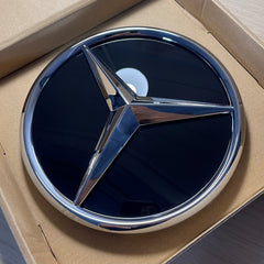 Mercedes-Benz FACELIFT Chrome Front Radiator Grille Badge Emblem (Mirror Style)