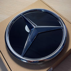 Mercedes-Benz FACELIFT Chrome Front Radiator Grille Badge Emblem (Mirror Style)
