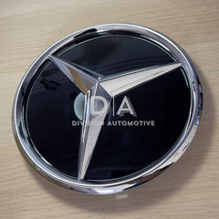 Mercedes-Benz Chrome Front Radiator Grille Badge Emblem (Mirror Style)