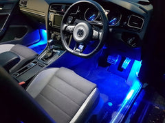 VW SEAT SKODA AUDI Footwell Lights - Red/Blue