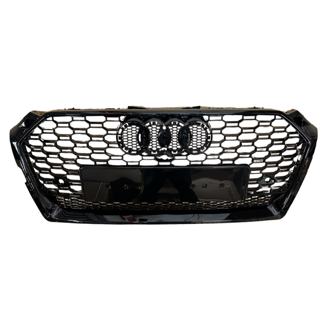 Audi A5 S5 B9 F5 Pre-Facelift Gloss Black RS5 Style RS Honeycomb Grille (2016-2020)