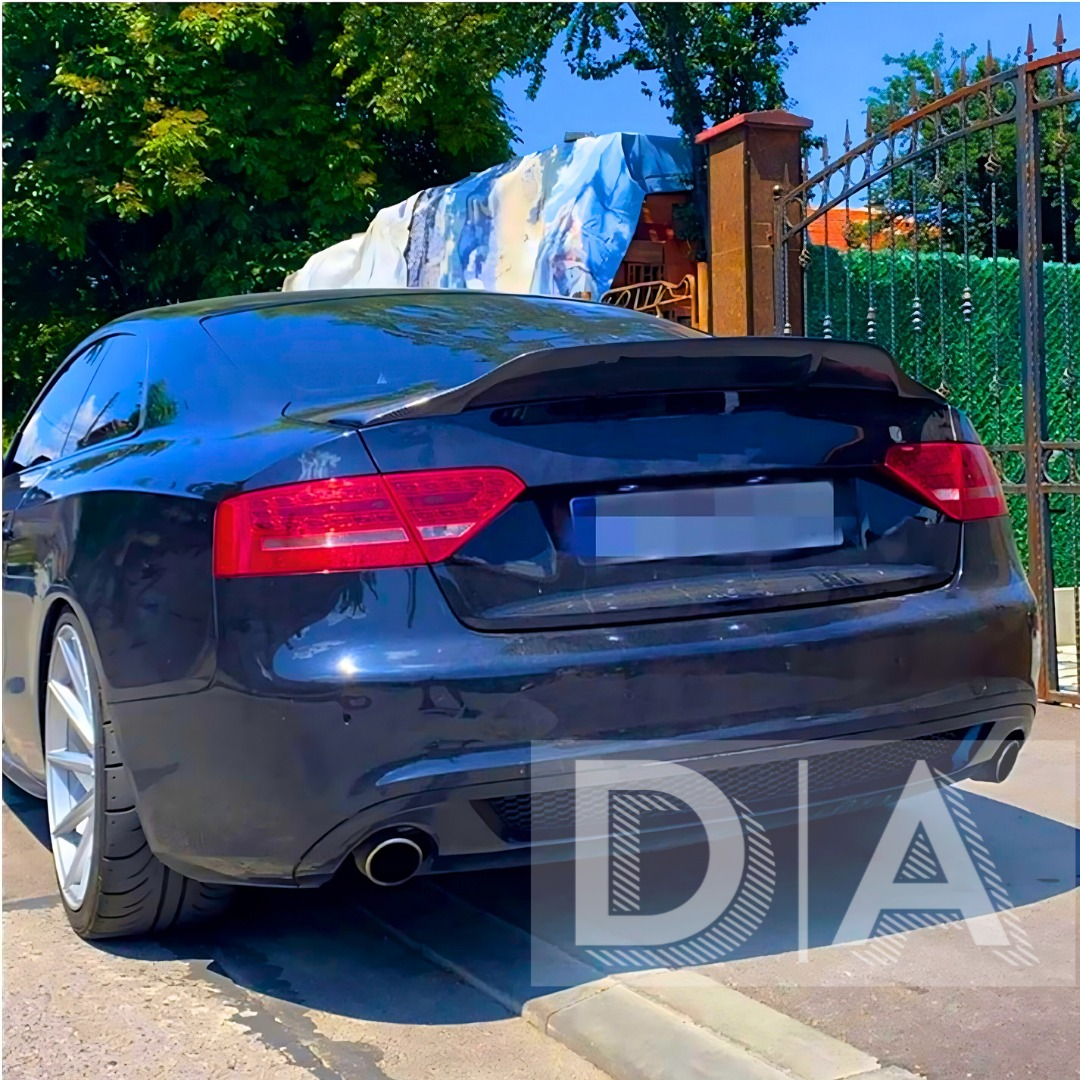 Audi A5 B8 8T Coupe Ducktail Gloss Black Spoiler (2007-2016)