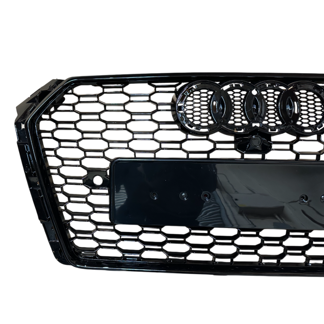 Audi A4 S4 B9 Pre Facelift Gloss Black RS4 Style RS Honeycomb Grille (2016-2019)