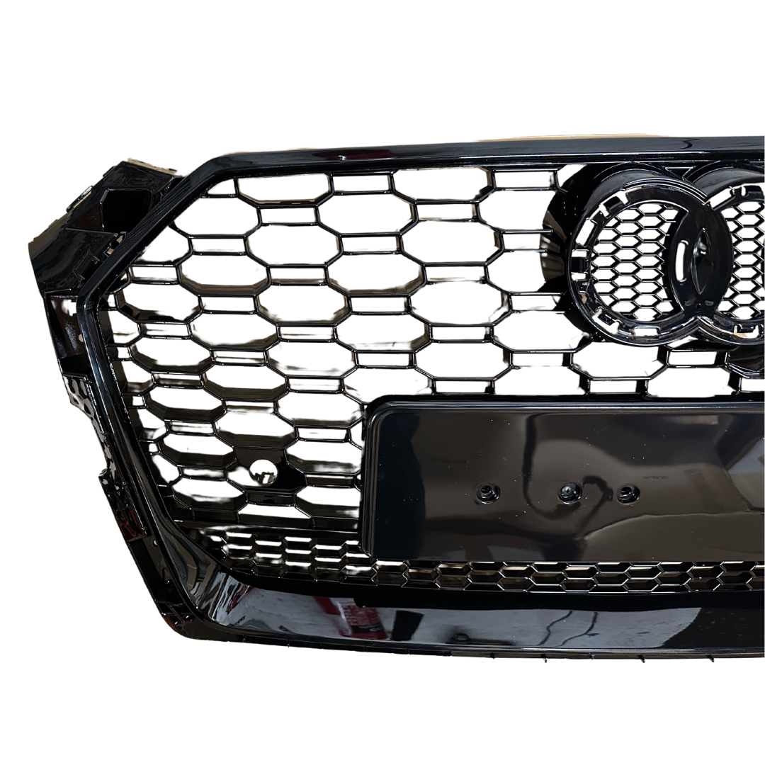 Audi A5 S5 B9 F5 Pre-Facelift Gloss Black RS5 Style RS Honeycomb Grille (2016-2020)