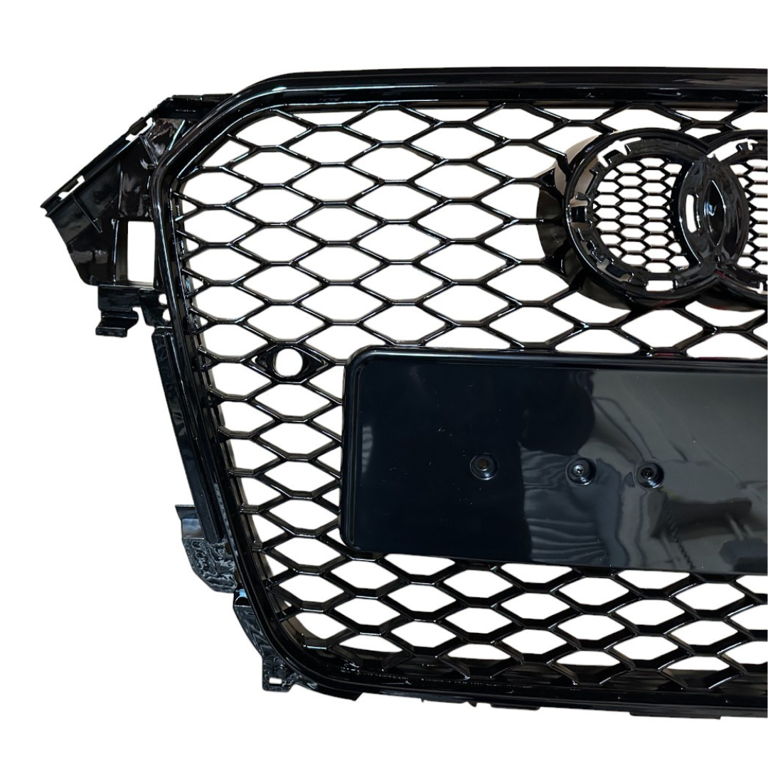 Audi A4 B8.5 Facelift Gloss Black RS4 Style RS Honeycomb Grille (2012-2016)