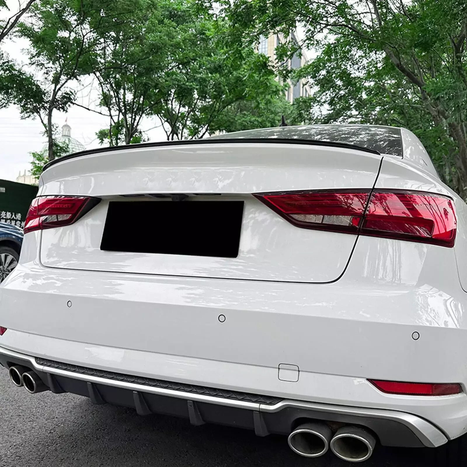 Audi A3 S3 RS3 8V Saloon Gloss Black Black Edition Style Spoiler (2012-2020)