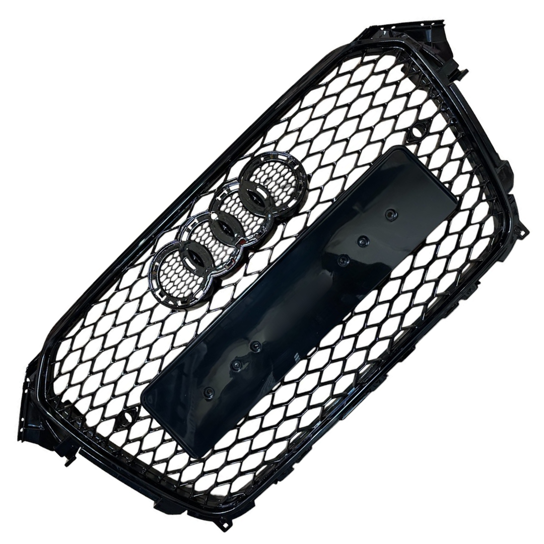 Audi A4 B8.5 Facelift Gloss Black RS4 Style RS Honeycomb Grille (2012-2016)