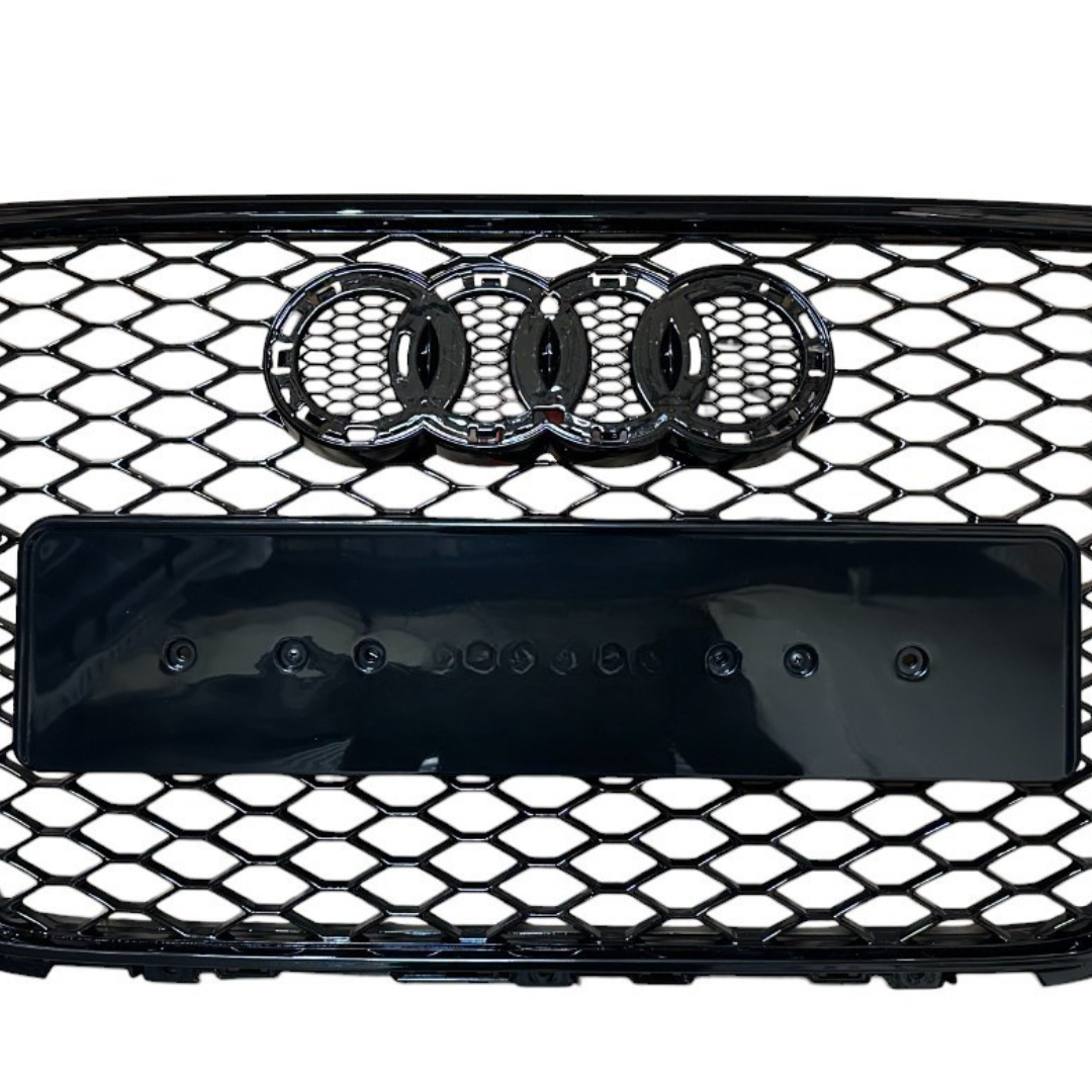 Audi A4 B8.5 Facelift Gloss Black RS4 Style RS Honeycomb Grille (2012-2016)