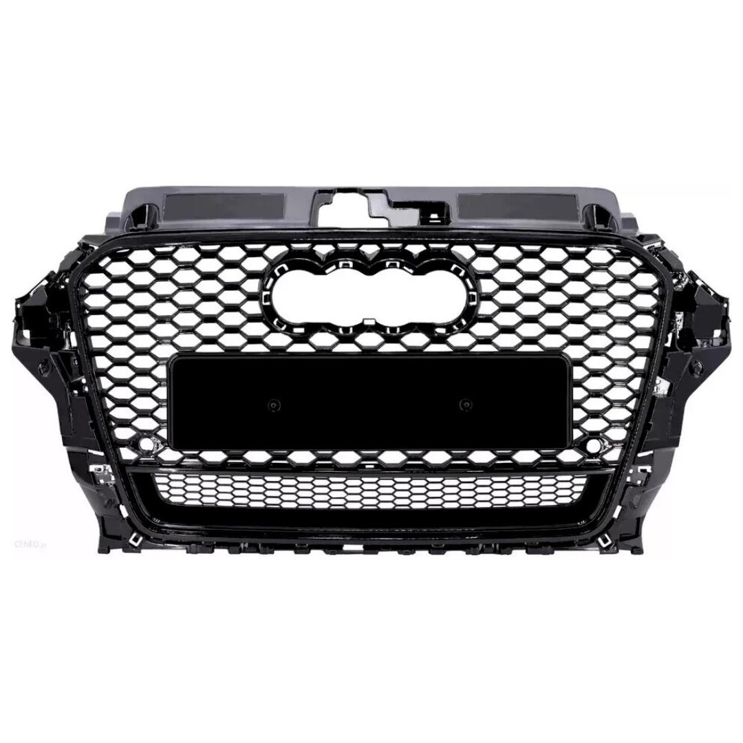 Audi A3 S3 8V Pre-Facelift Gloss Black RS3 Style RS Honeycomb Grille (2012-2016)