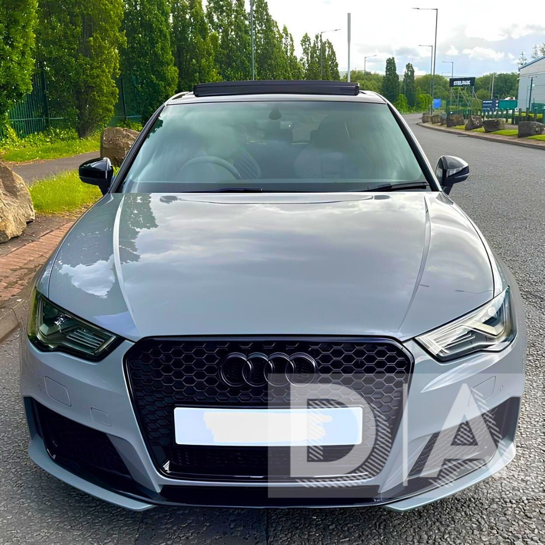 Audi A3 S3 8V Pre-Facelift Gloss Black RS3 Style RS Honeycomb Grille (2012-2016)