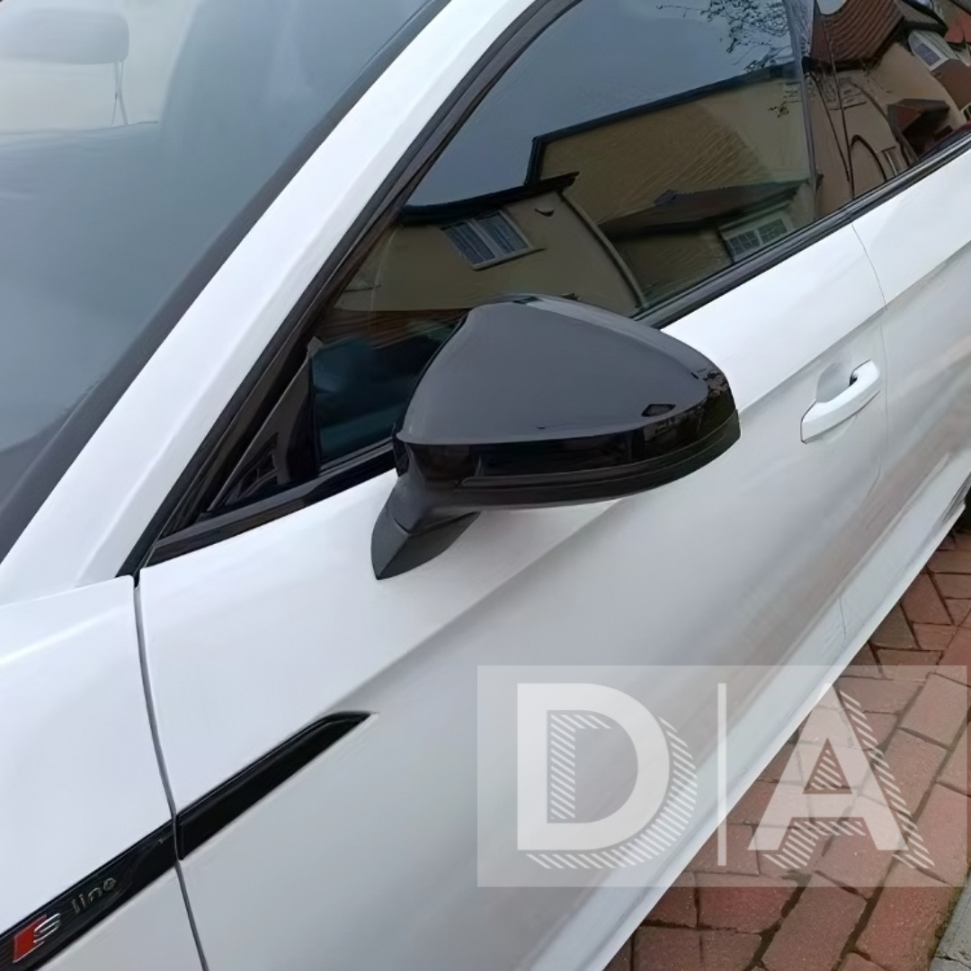 Audi A4 A5 S4 S5 RS4 RS5 B9 Gloss Black Mirror Covers (2016-2024)