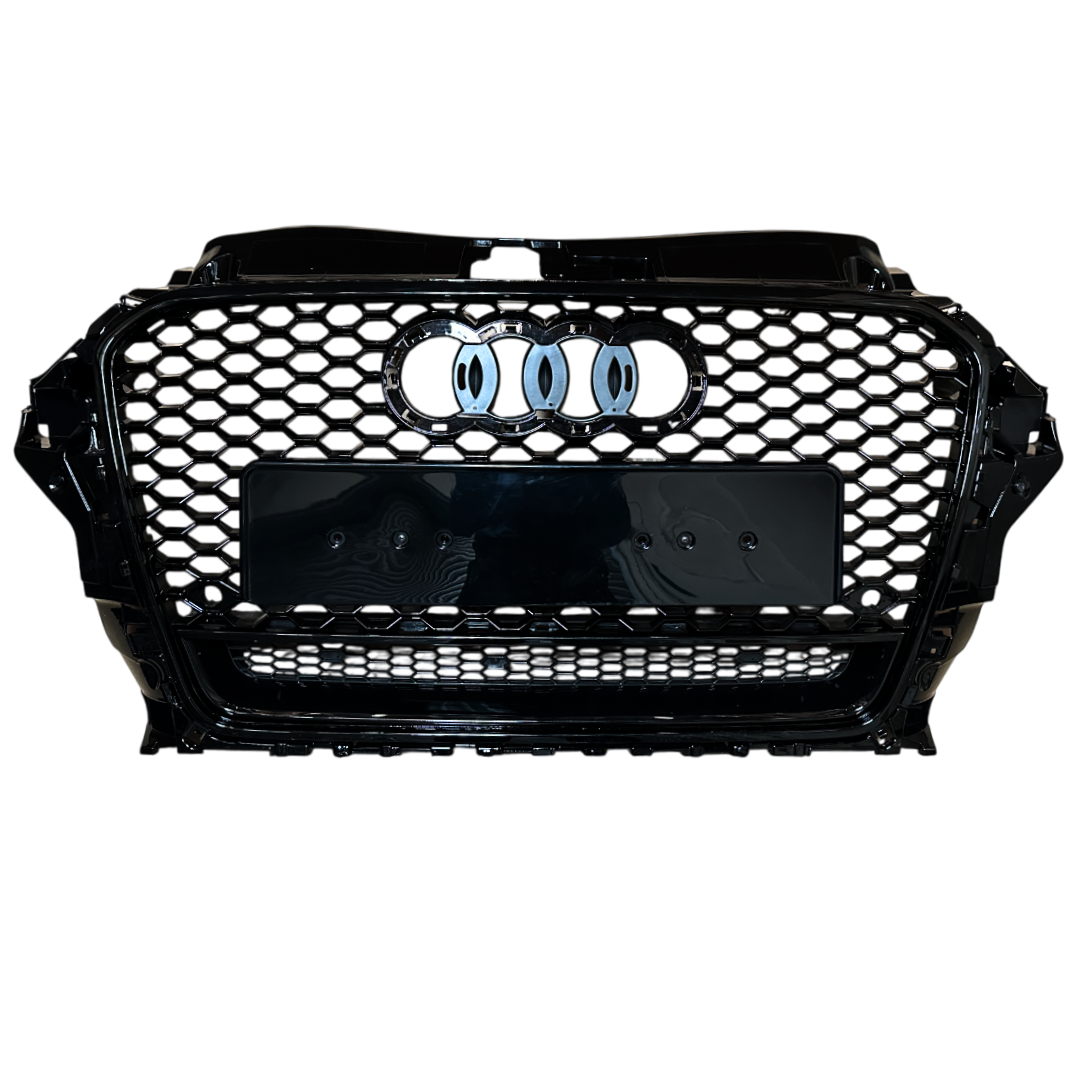 Audi A3 S3 8V Pre-Facelift Gloss Black RS3 Style RS Honeycomb Grille (2012-2016)