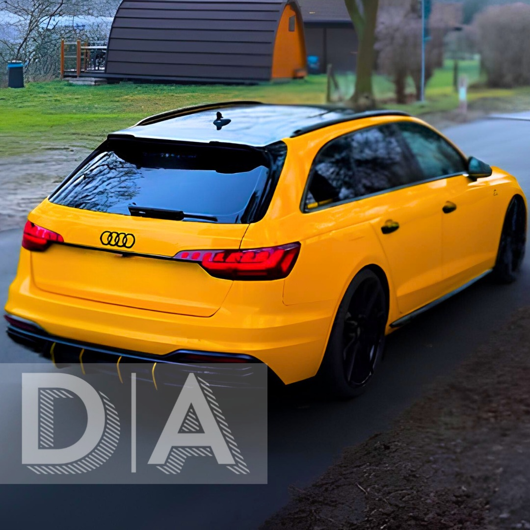 Audi A4 B9 B9.5 Avant 8W RS4 Style Gloss Black Roof Spoiler (2016-2024)