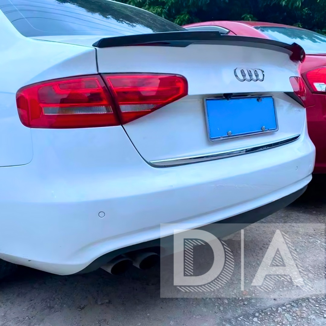Audi A4 B8 Saloon M4 Style Gloss Black Spoiler (2008-2012)