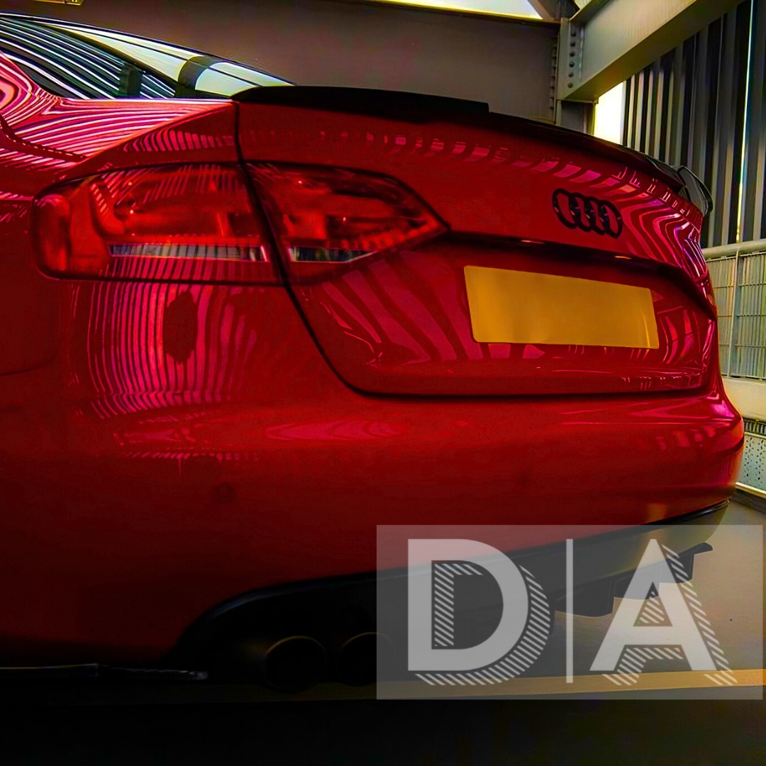 Audi A4 B8 Saloon M4 Style Gloss Black Spoiler (2008-2012)