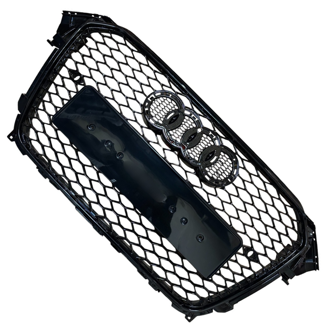 Audi A4 B8.5 Facelift Gloss Black RS4 Style RS Honeycomb Grille (2012-2016)