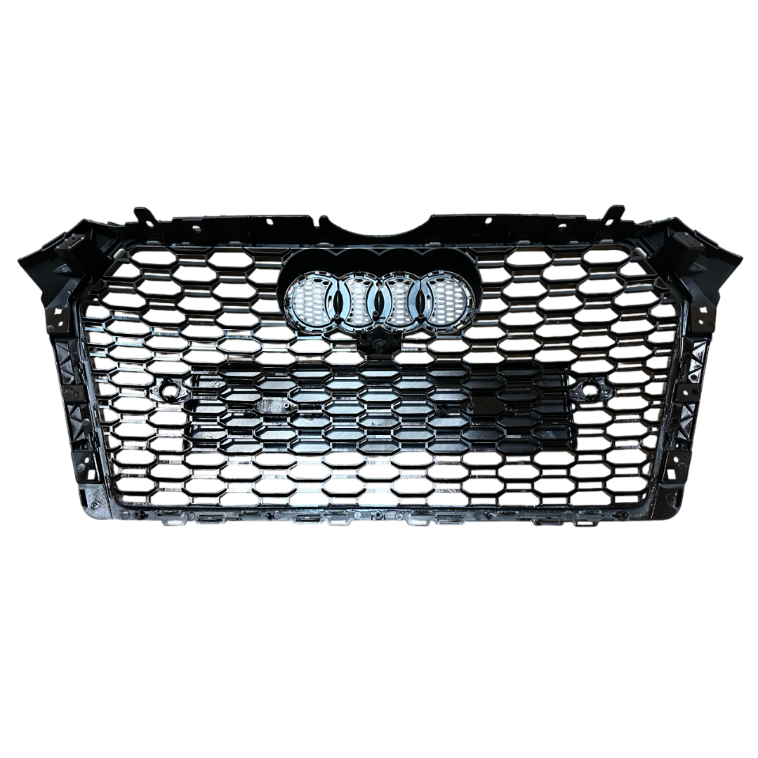 Audi A4 S4 B9 Pre Facelift Gloss Black RS4 Style RS Honeycomb Grille (2016-2019)