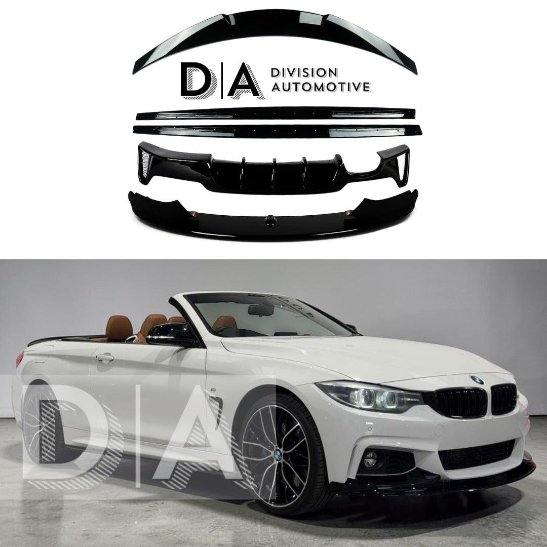 BMW 4 Series Convertible F33 Gloss Black MP Body Kit (2014-2020)