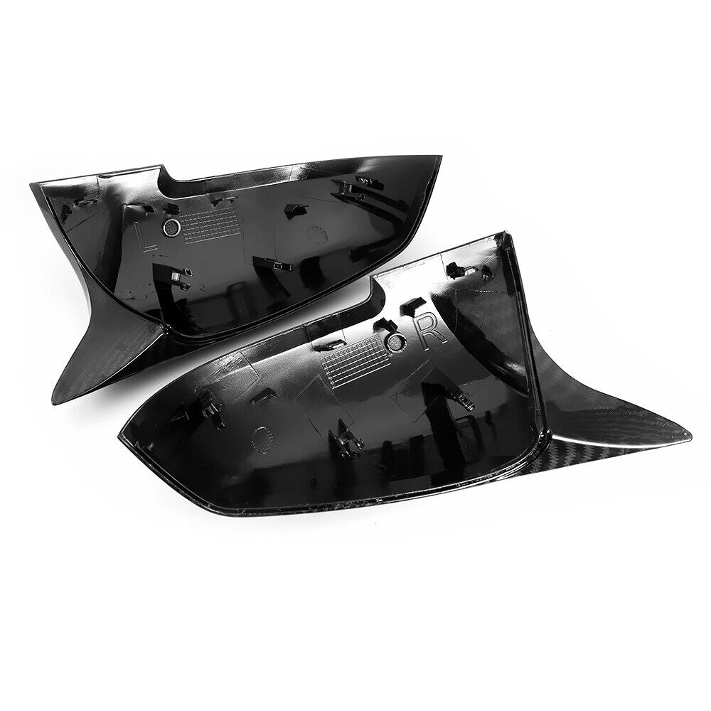 BMW 1 2 3 4 Series M Style Carbon Look Mirror Caps - F20 F21 F22 F30 F32 F33 F34 F35 F36 E84