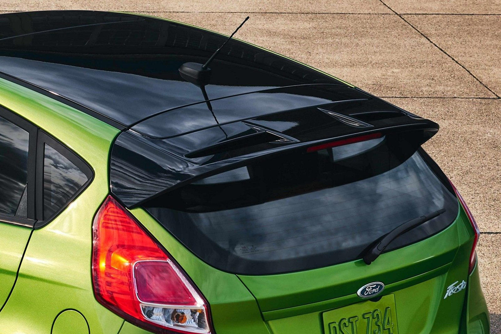 Ford Fiesta ST Style Spoiler - Gloss Black