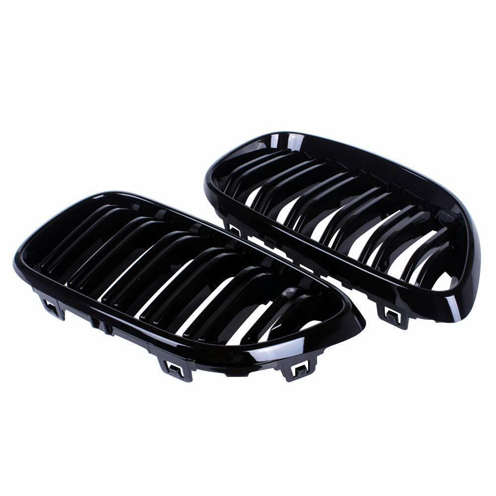 BMW 2 Series F22 F23 Gloss Black Kidney Grills (2013-2021)