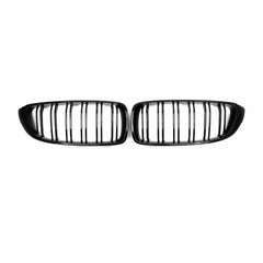 BMW 4 Series F32 F33 F36 Gloss Black Kidney Grills (2014-2020)