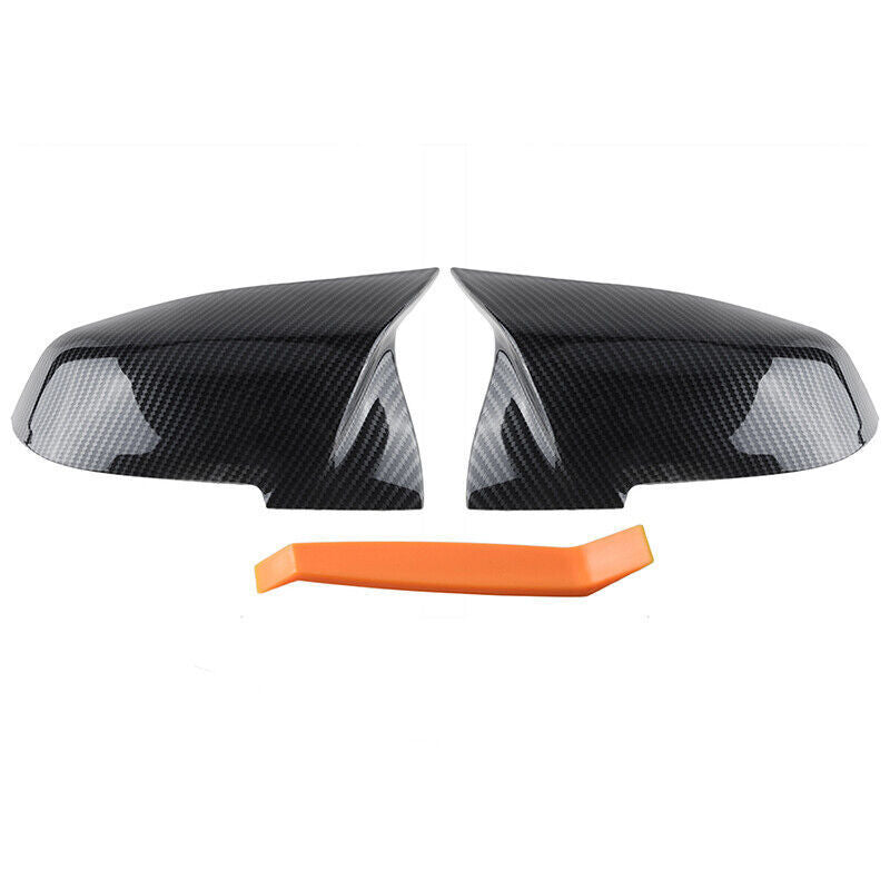 BMW 1 2 3 4 Series M Style Carbon Look Mirror Caps - F20 F21 F22 F30 F32 F33 F34 F35 F36 E84