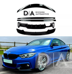 (NO FRONT SPLITTER)BMW 4 Series F32 M Sport Gloss Black MP Body Kit (2013-2020)