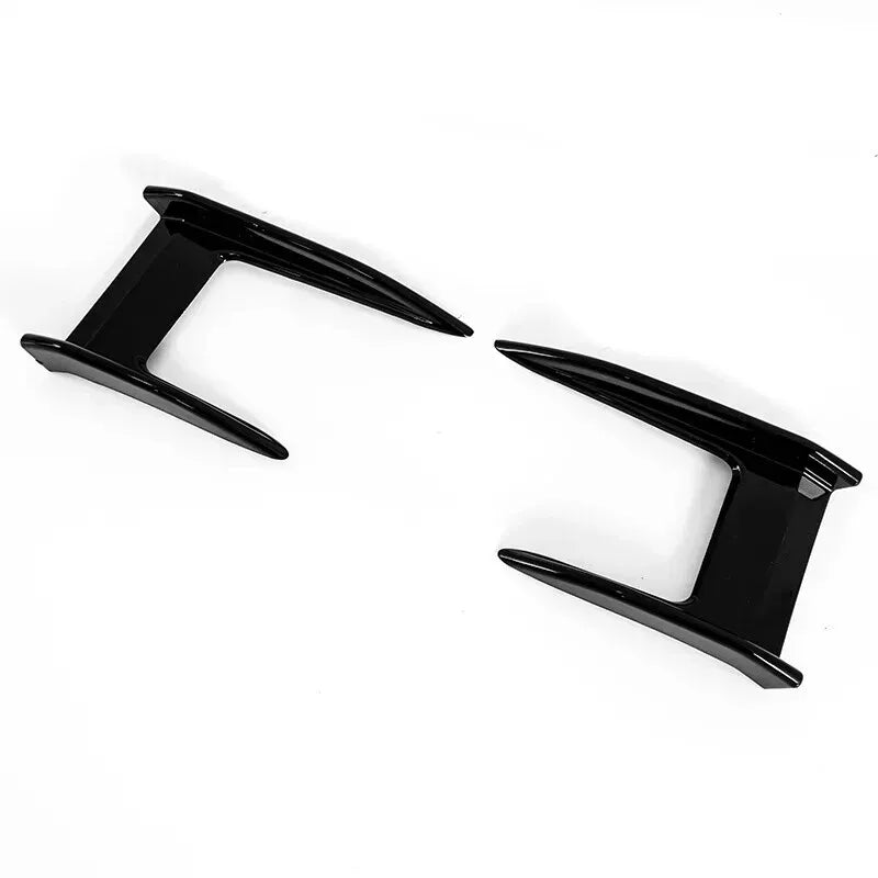 BMW 1 Series F40 M135i Style Gloss Black Front Canards