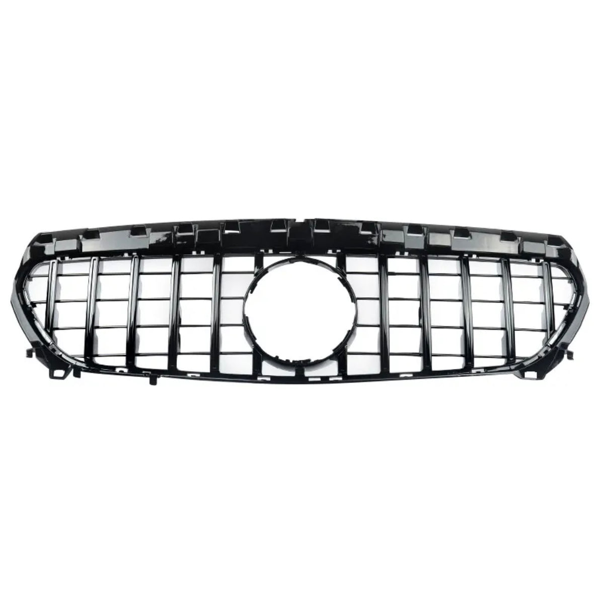 Mercedes-Benz CLA C117 GT  Style Gloss Black Panamericana Grill (2013-2019)