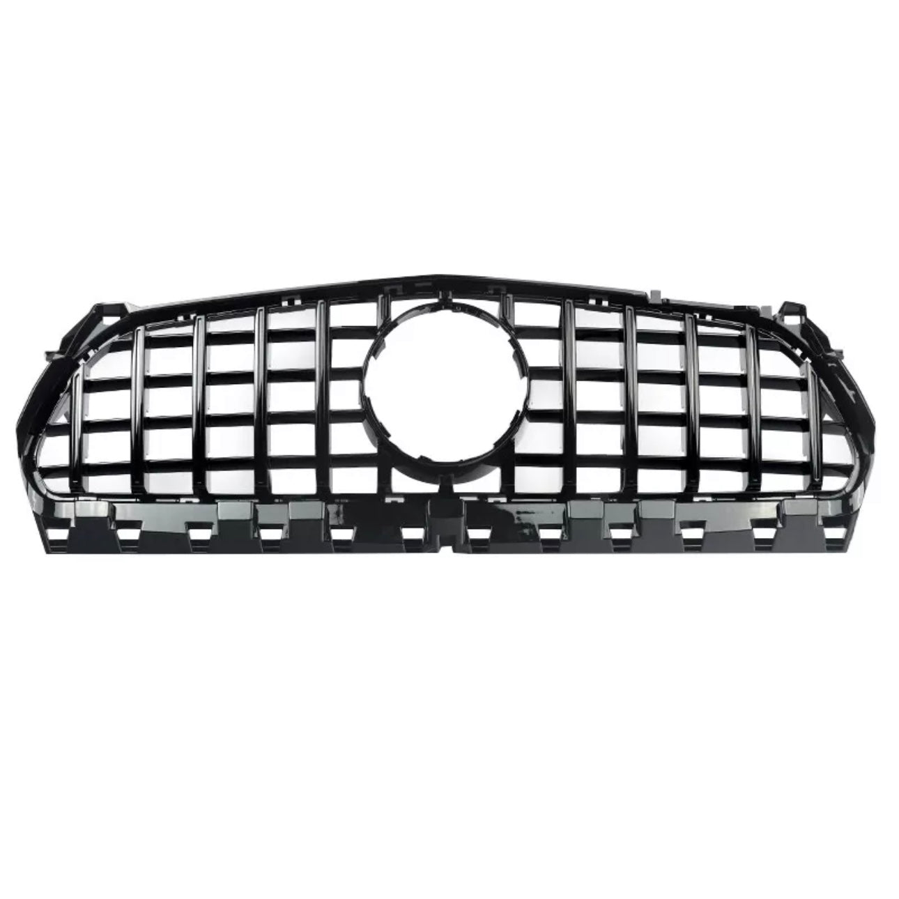 Mercedes-Benz CLA C117 GT  Style Gloss Black Panamericana Grill (2013-2019)