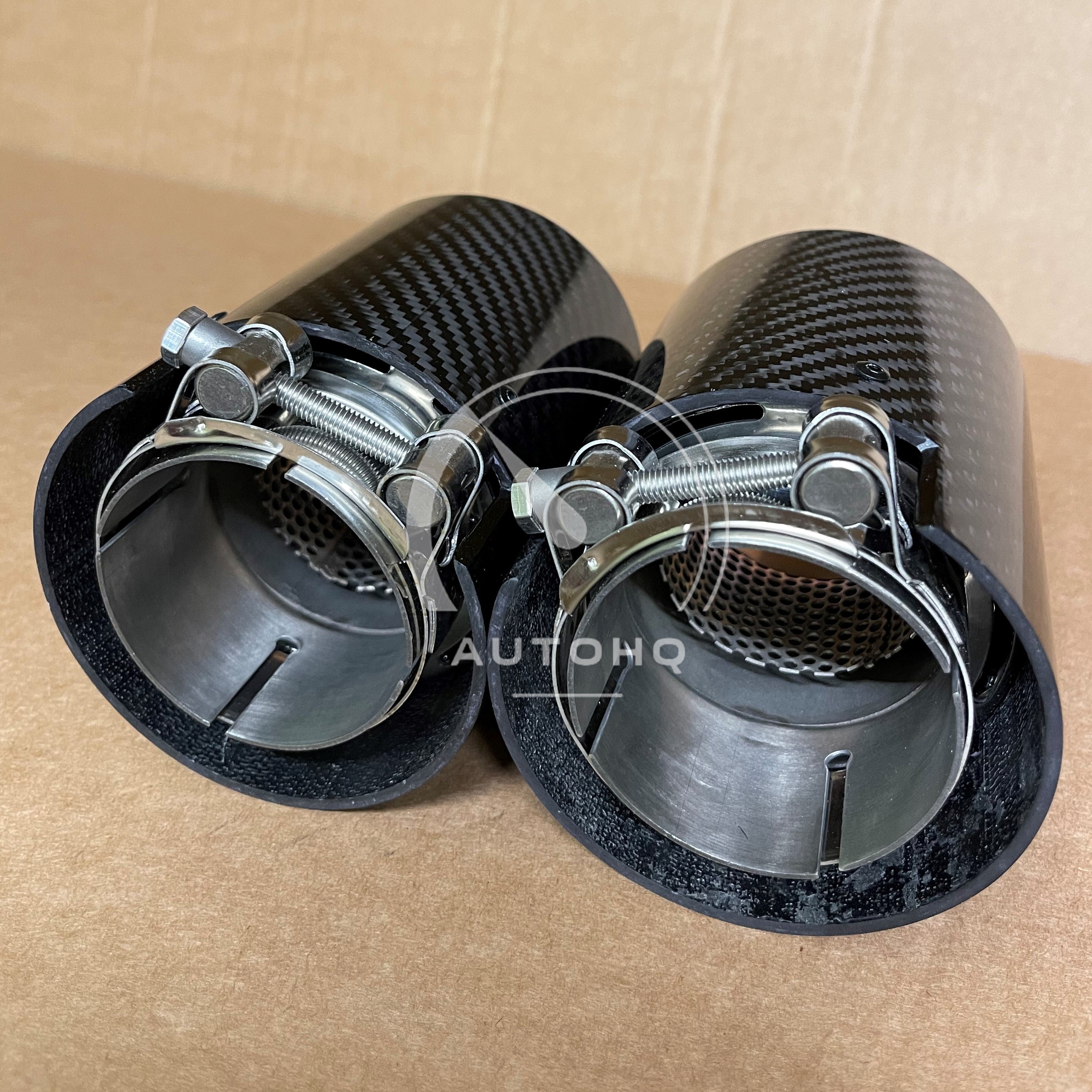 BMW M135i M140i M235i M240i Genuine Carbon Fibre Exhaust Tips ...