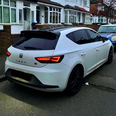 Seat Leon MK3 5F Cupra Style Gloss Black Spoiler (2012-2020)