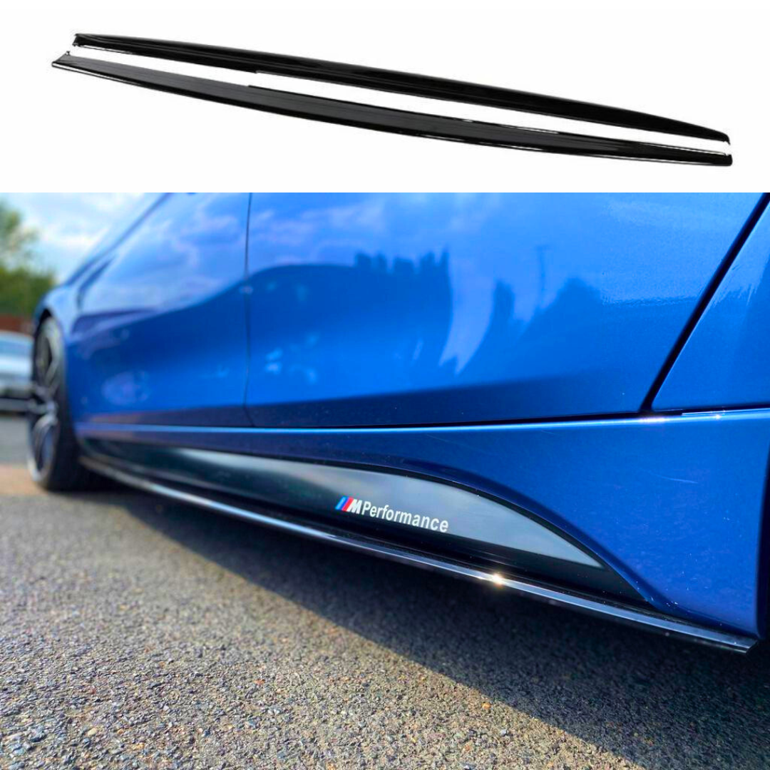 BMW 3 Series F30 F31 M Performance Gloss Black Side Skirt