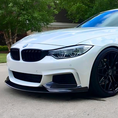 BMW 4 Series F32 F33 F36 M Sport M Performance Style Gloss Black Front Splitter Lip 2012-2020